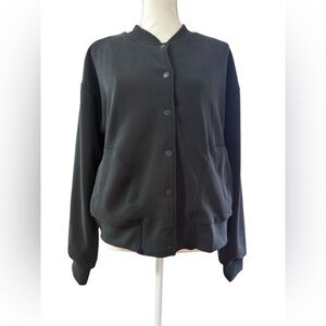 SCOTCH & SODA Ámsterdam Women's Black Button-Up Jacket size L
